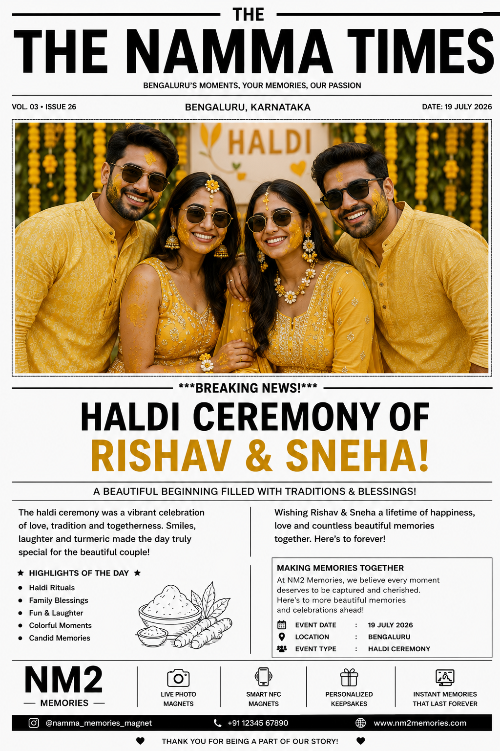 Haldi Ceremony Edition
